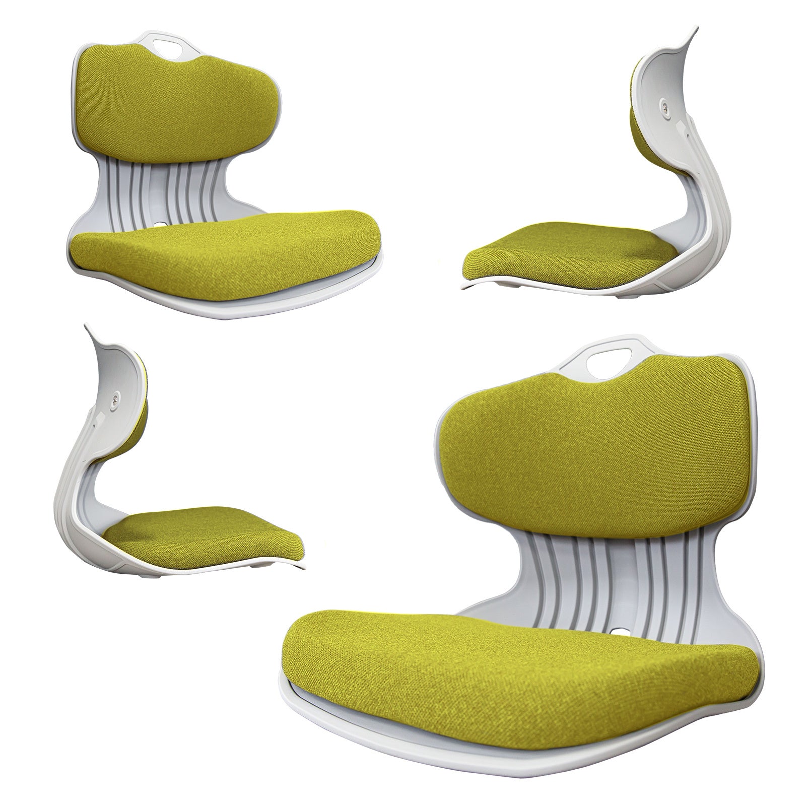 Samgong Posture Correction Slender Chair in Lime Set - 4 Pieces - Notbrand