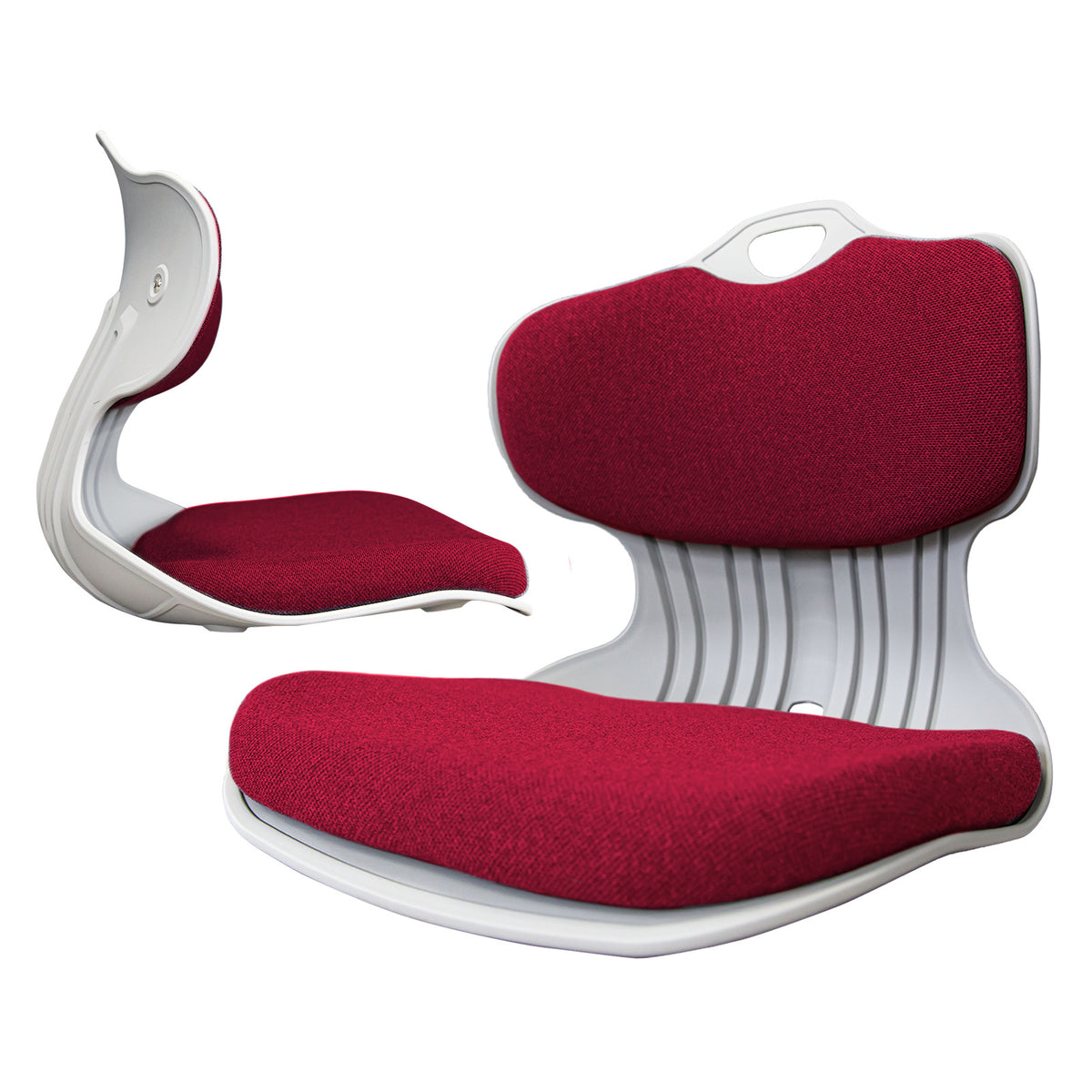 Samgong Posture Correction Slender Chair in Red Set - 2 Pieces - Notbrand