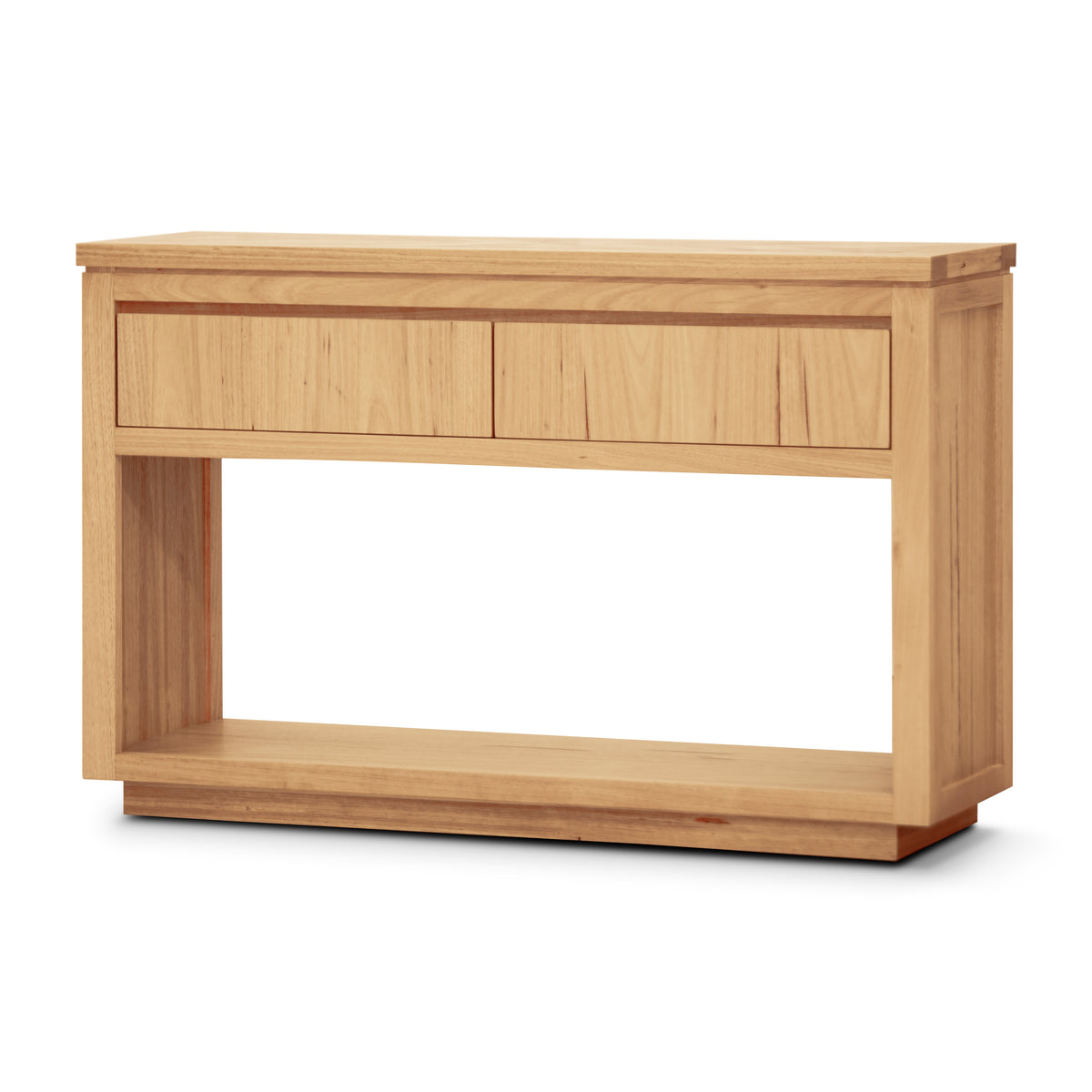 Rosemallow Console Table with Parquet Top Solid Messmate Timber - 119cm - Notbrand