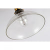 Callan Glass and Metal Filament Pendant Light - Notbrand