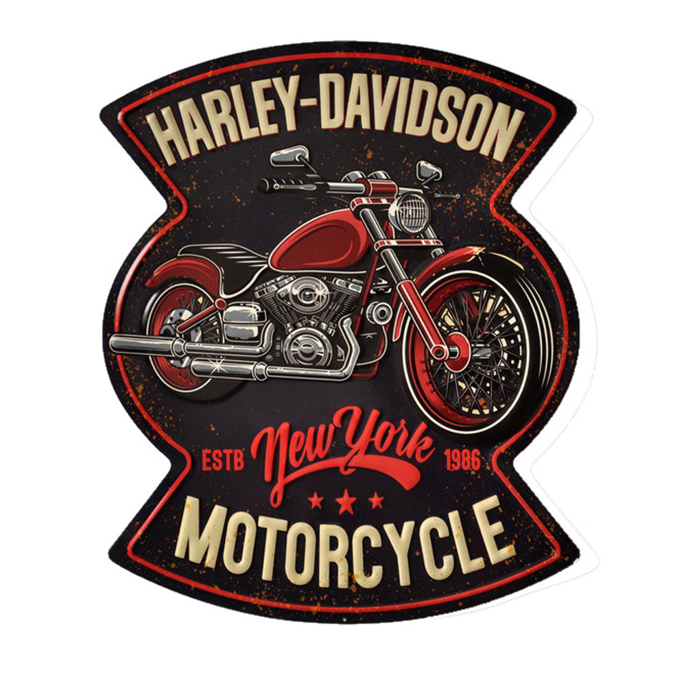 Harley Davidson Motorcycle Wall Plaque - Notbrand