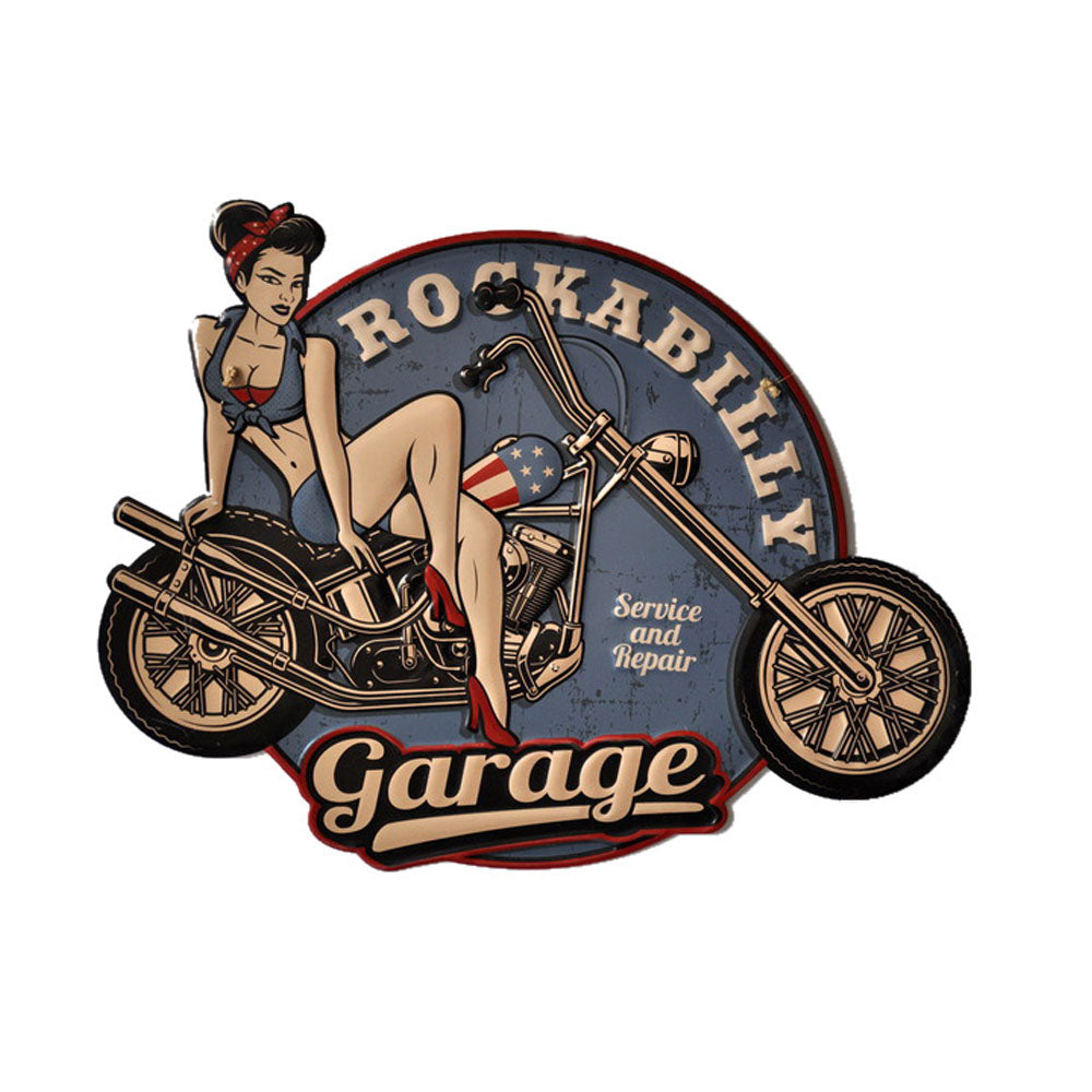 Rockabilly Garage Wall Plaque - Notbrand
