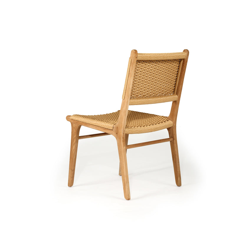 Earine Close Weave Dining Chair – Sand - Notbrand