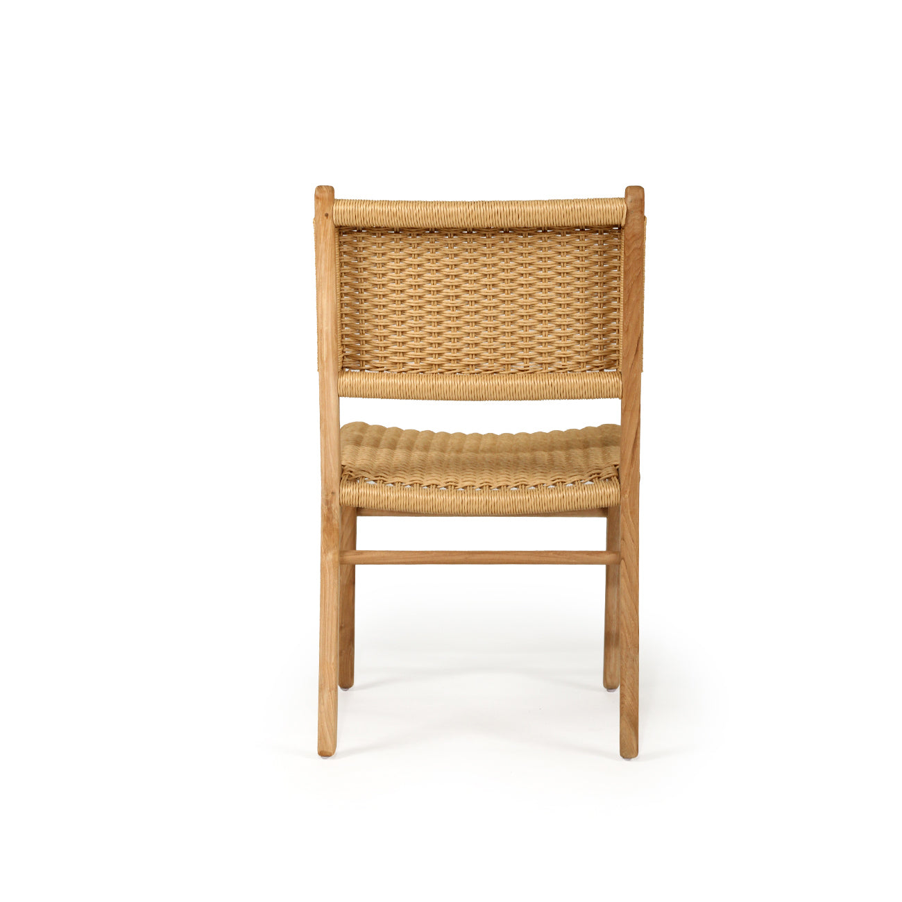 Earine Close Weave Dining Chair – Sand - Notbrand