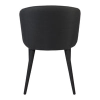 Paltrow Fabric Dining Chair - Black - Notbrand