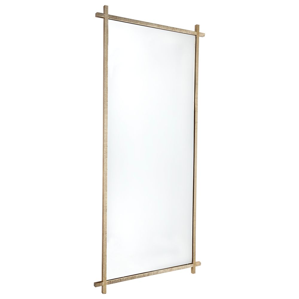 Oliverio Floor Mirror - Gold - Notbrand