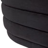 Demi Upholstered Storage Bench Ottoman - Black Velvet - Notbrand
