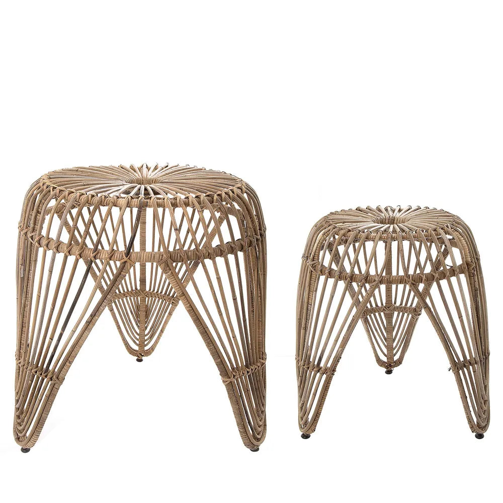 Set of 2 Coco Side Table - Notbrand