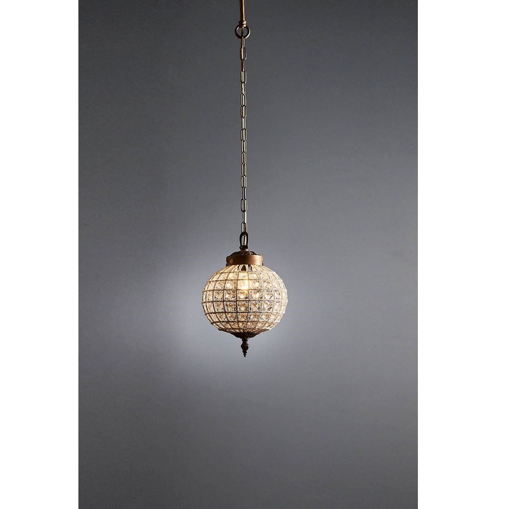 Palermo Chandelier in Antique Brass - Extra Small - Notbrand