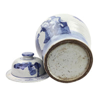 Liang Porcelain Lidded Ginger Jar In Blue - Large - Notbrand