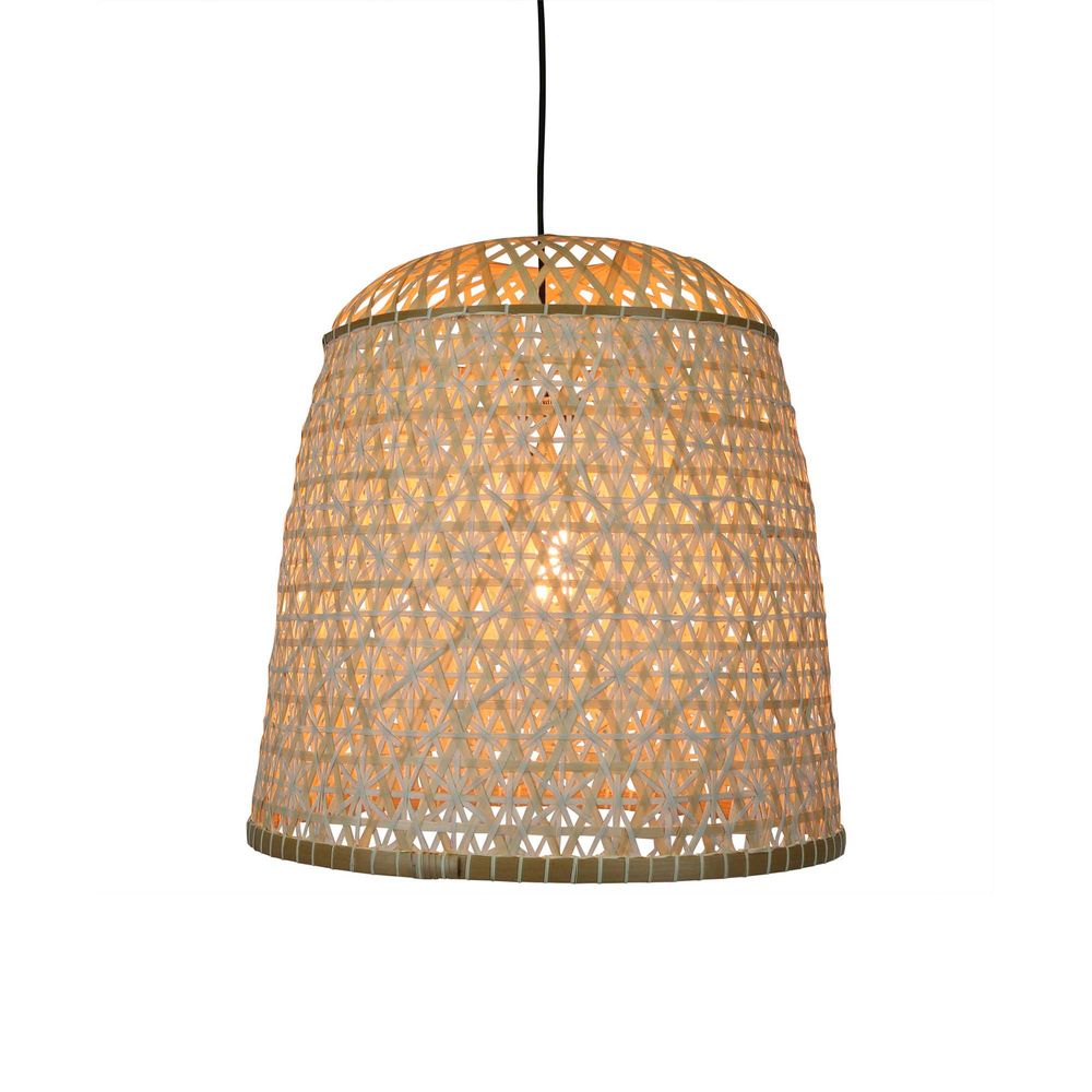Billy Bamboo Ceiling Pendant Shade in Light Natural - Small - Notbrand