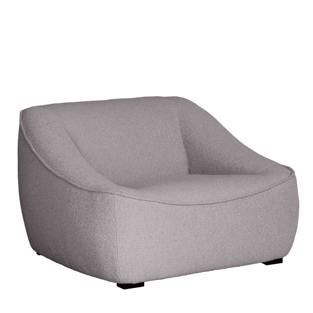 Nous Stone Boucle Chair - Light Grey - Notbrand