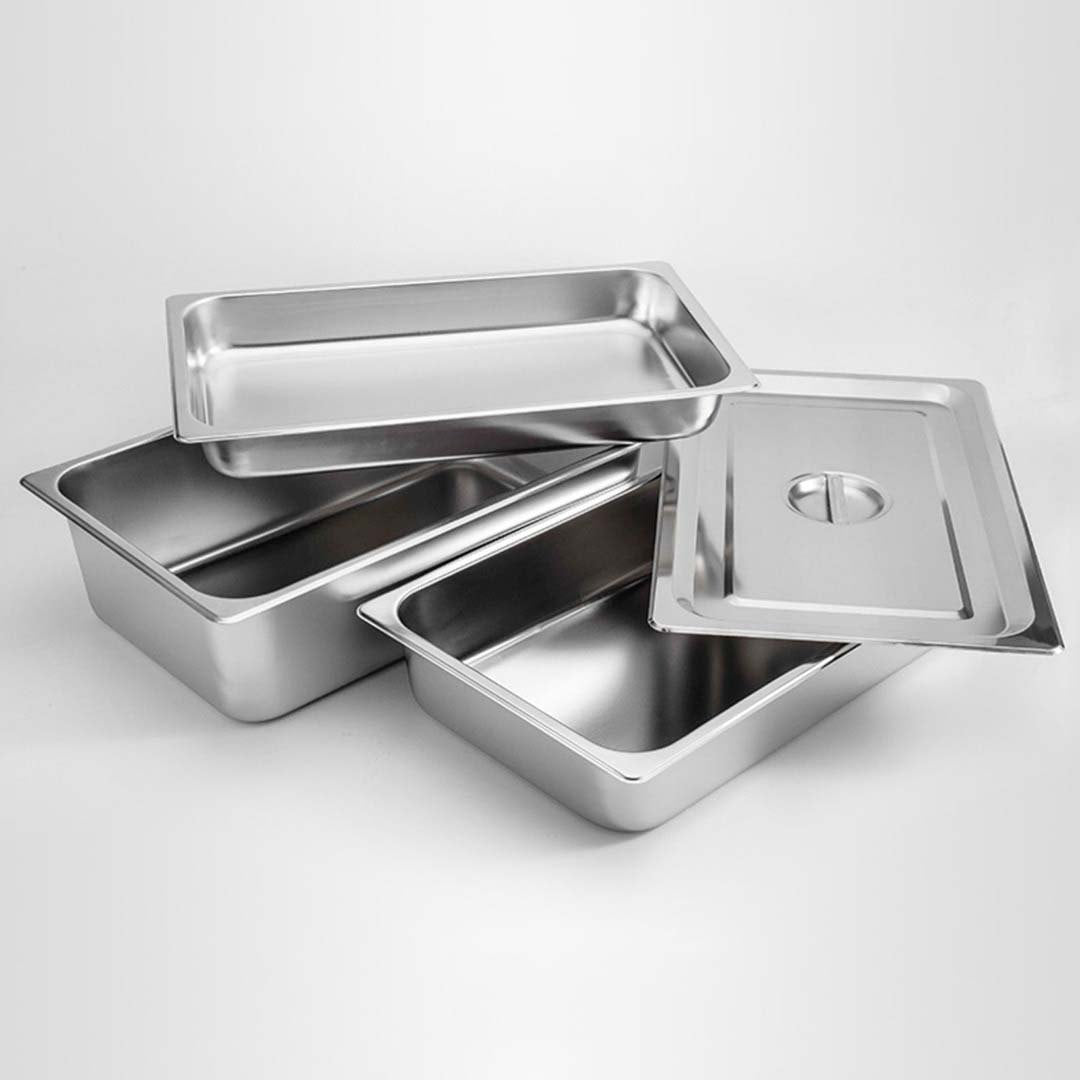 Gastronorm Full Size 1/1 GN Pan With Lid - 10cm Deep - Notbrand
