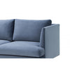 Milano 3 Seater Fabric Sofa - Dust Blue - Notbrand