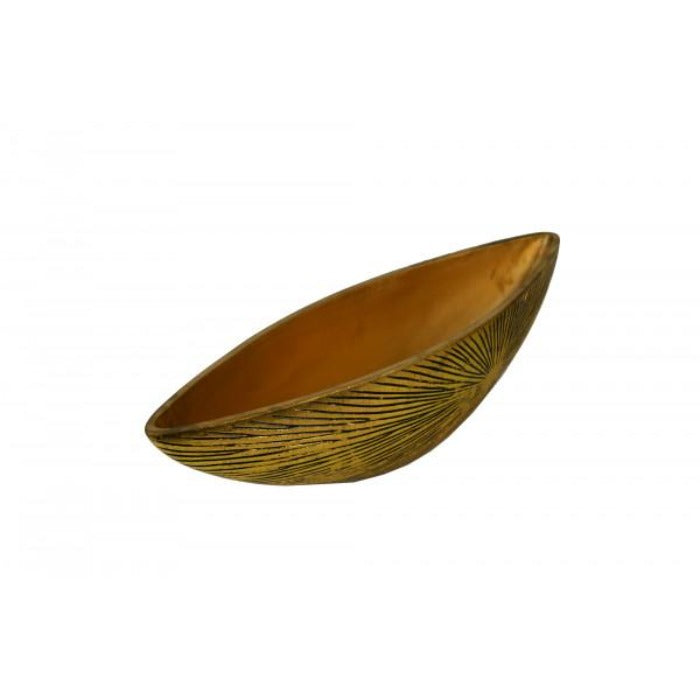 Ormaz Antique Gold Decorative Bowl Planter - Notbrand