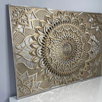 Emria Handcrafted Wooden Mandala Elegant Wall Art - Notbrand