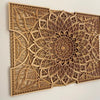 Decum Handcrafted Wooden Mandala Wall Art - Notbrand