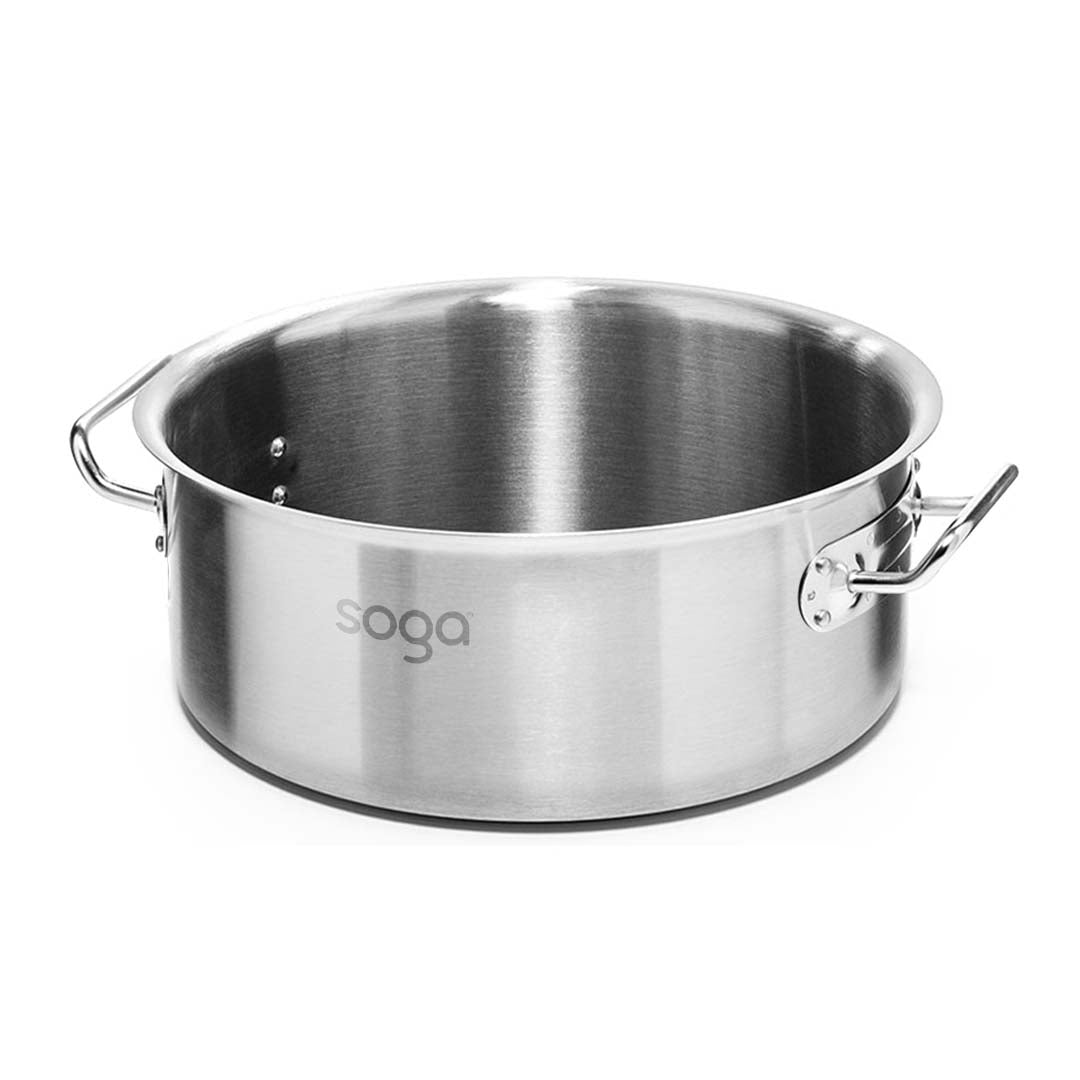Stainless Steel Stockpot Without Lid - 32L - Notbrand