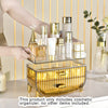 3 Tier Multifunctional Cosmetic Organiser - Golden Yellow - Notbrand