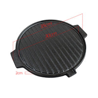 Cast Iron Grill Plate Round - 30cm - Notbrand