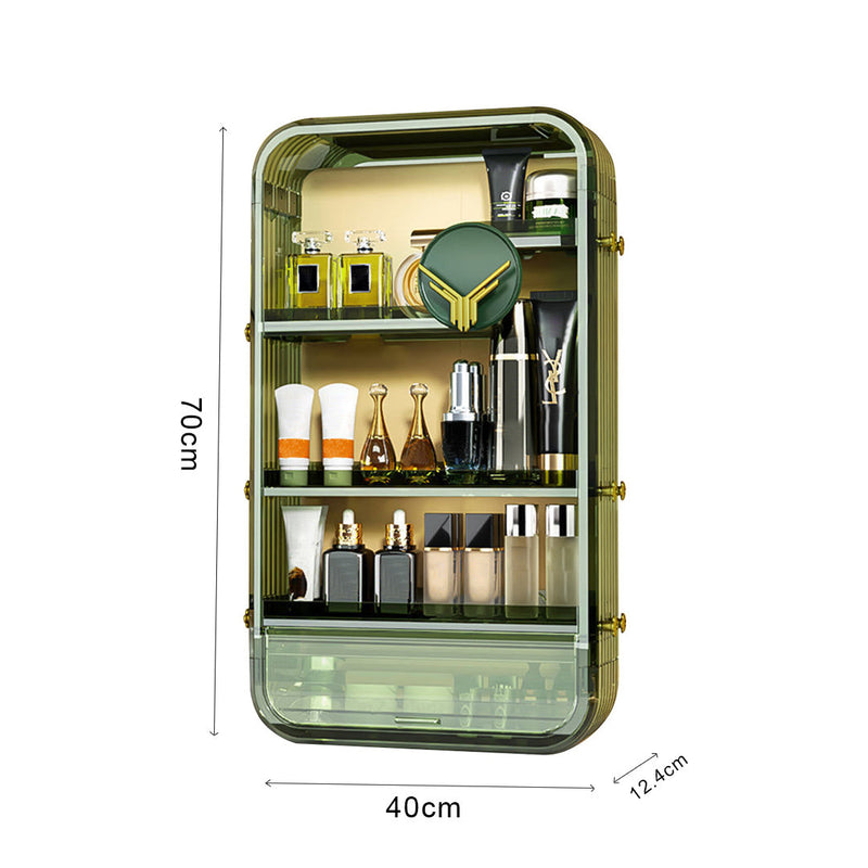 Bathroom Cosmetic Storage Organiser - Green - Notbrand