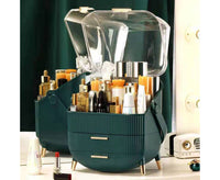 Cosmetic & Jewelry Organiser with LED Mirror - Green - Notbrand