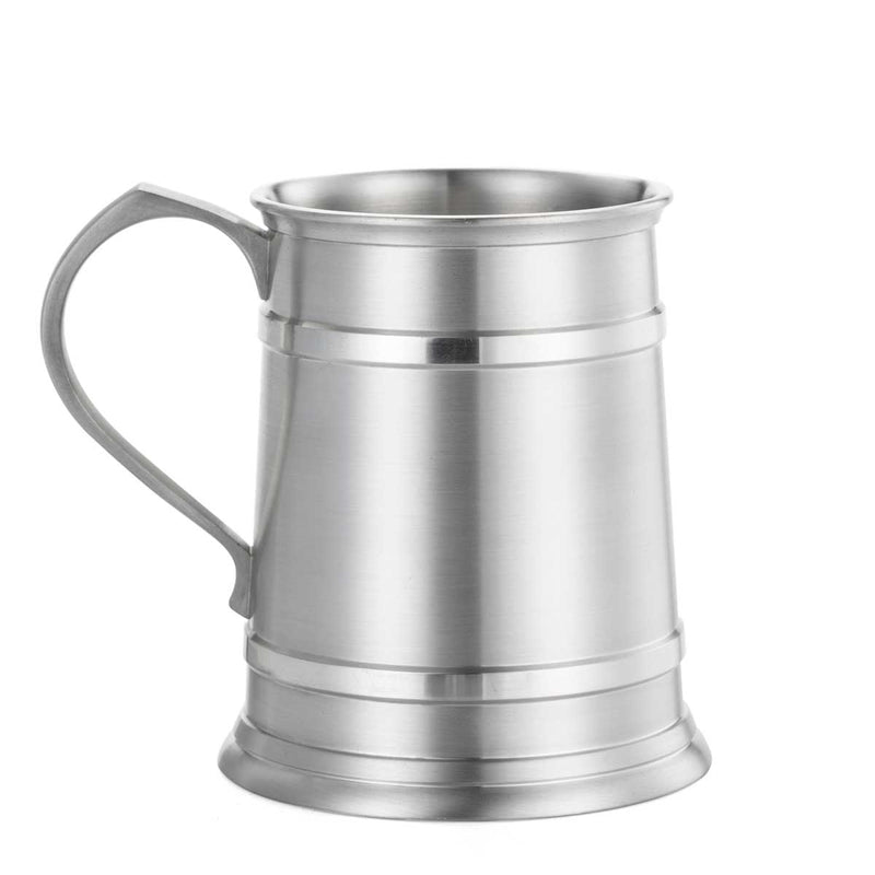 Royal Selangor Straight Sided Tankard Pewter with Wooden Gift Box - 450ml - Notbrand