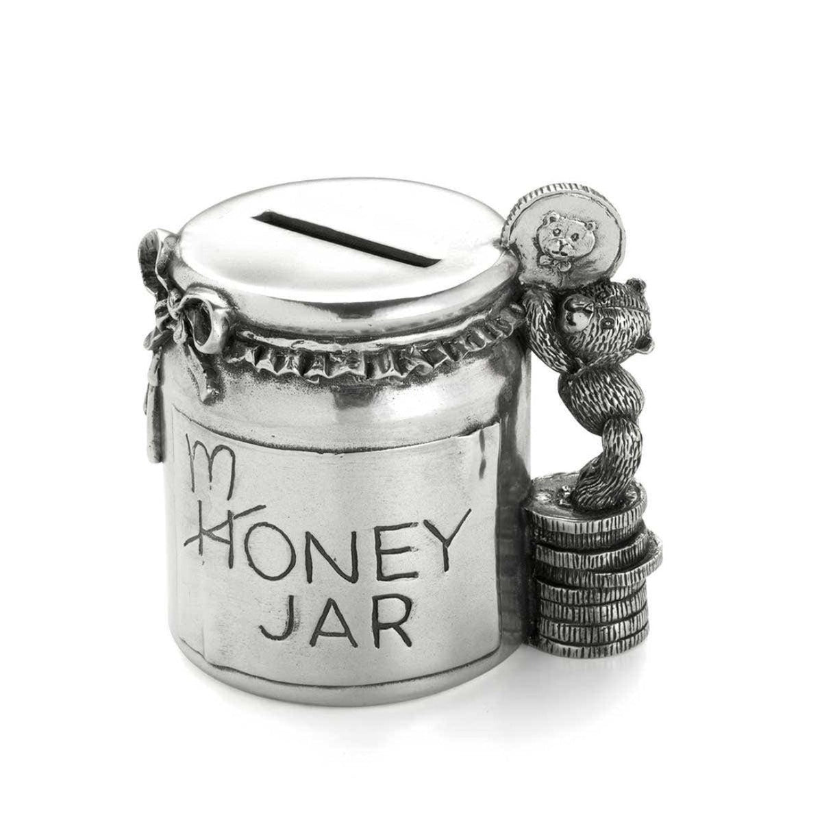 Royal Selangor Teddy Bears Money Jar Coin Box - Pewter - Notbrand