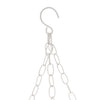 Single Hanging Floral Chandelier in White - Small - Notbrand