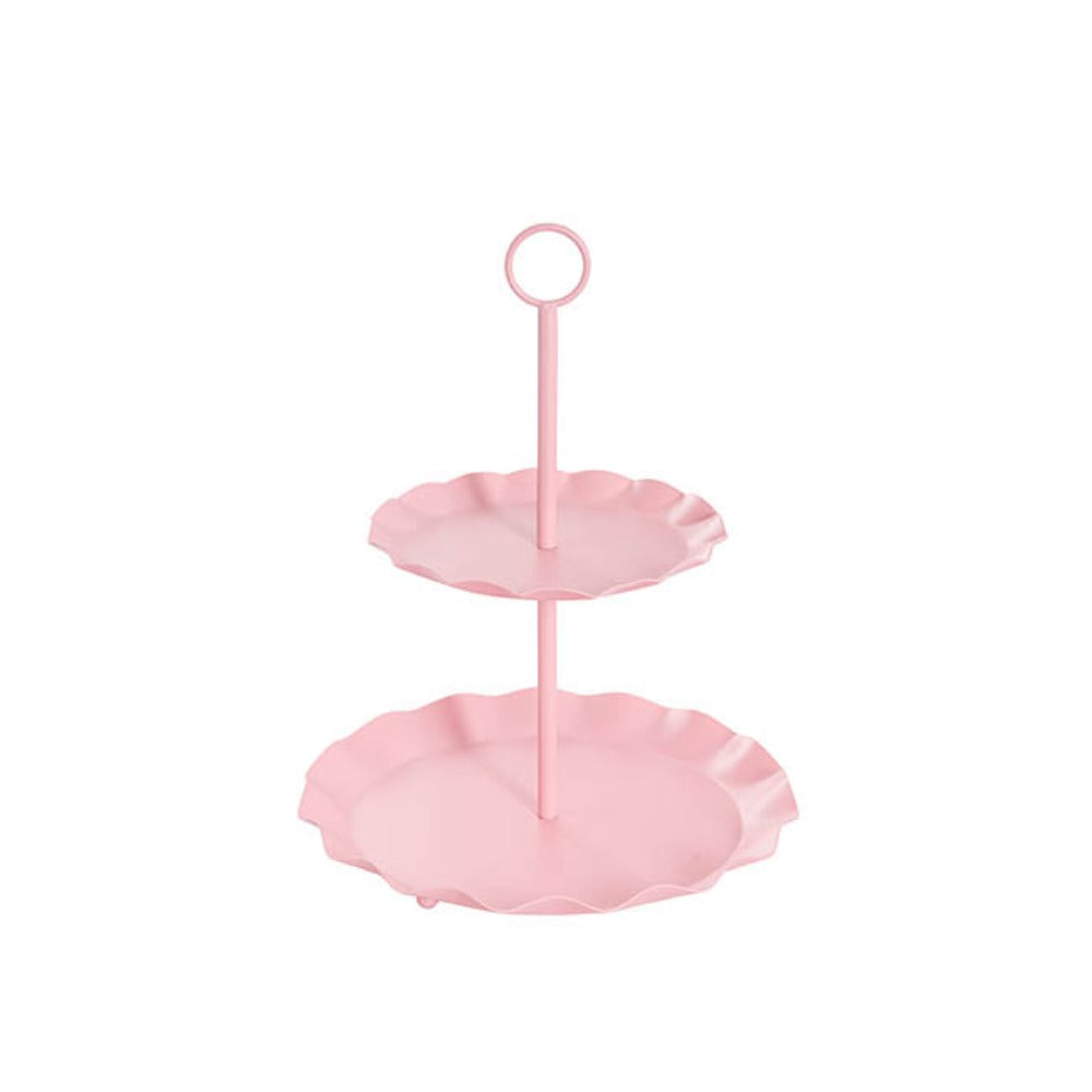 Cake Display Stand 2 Tier - Pink - NotBrand