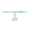 Crystal Glass Square Cake Stand - Clear - Notbrand