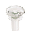 Crystal Glass Tall Candle Holder in Clear - 65cmH - Notbrand