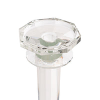 Crystal Glass Tall Candle Holder in Clear - 65cmH - Notbrand