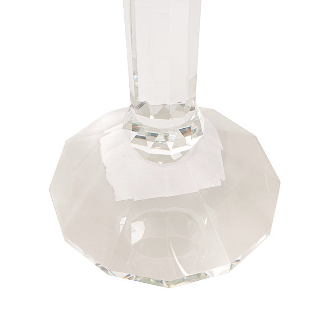 Crystal Glass Tall Candle Holder in Clear - 75cmH - Notbrand