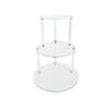 Crystal Glass 3 Tier Cake Display Stand - Clear - Notbrand