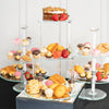 Crystal Glass 3 Tier Cake Display Stand - Clear - Notbrand