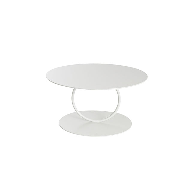 Set of 2 Round Cake Separator Stand in White - Small - Notbrand