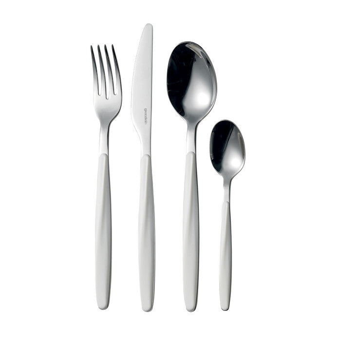 My Fusion Cutlery Set in White - 24 Piece - Notbrand