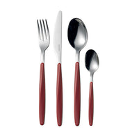 My Fusion Cutlery Set in Red - 24 Piece - Notbrand