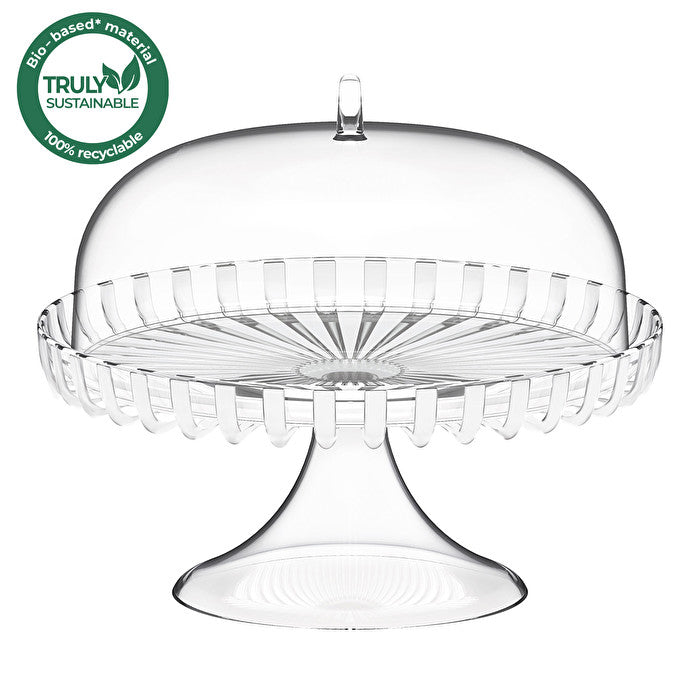 Dolcevita Cake Stand with Dome - Mother of Pearl - Notbrand