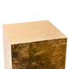 Square Fibreglass Plinth - Champagne Gold - Notbrand