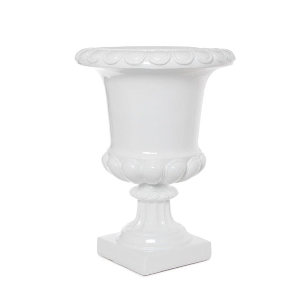 Fibreglass Classic Urn - Gloss White - NotBrand