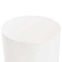 Round Fibreglass Plinth in Gloss White - Range - Notbrand