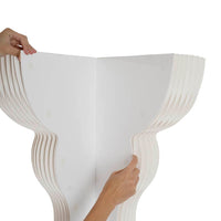 Elegant Foldable Paper Classic Plinth - White - NotBrand