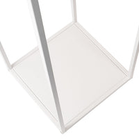 Metal Flower Table Stand KD Centrepiece - White - Notbrand
