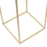 Set of 2 Metal Centrepiece Table Stand - Gold - Notbrand
