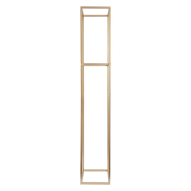 Tall Metal Pedestal Stand in Gold - 200cmH - Notbrand