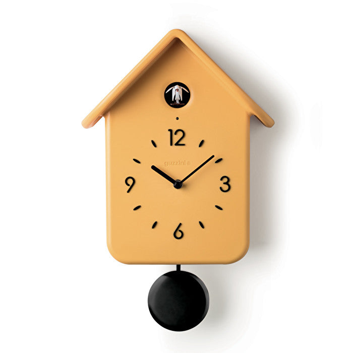 Enjoy Your Time QQ Clock with Pendulum - Ochre - Notbrand