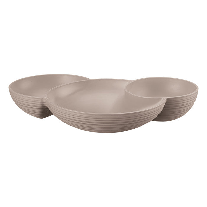 Tierra Hors D'oeuvres Dish - Taupe - Notbrand
