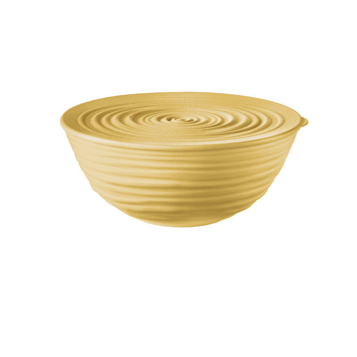 Tierra Bowl with Lid in Mustard Yellow - Medium - Notbrand